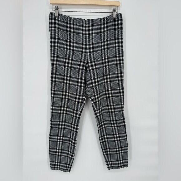 Veronica Beard‎ Honolulu Plaid Skinny Pant Size 8 - Picture 4 of 11